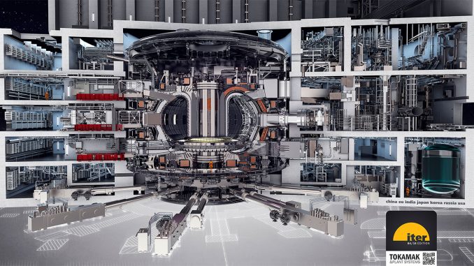 Schema des Fusionsreaktors ITER. © Oak Ridge National Laboratory