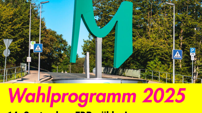 Wahlprogramm der FDP Meinerzhagen zur Kommunalwahl 2025 Wahlprogramm der FDP Meinerzhagen zur Kommunalwahl 2025